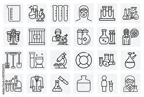 Scientific Laboratory Equipment – Microscope, Test Tubes, And Protective Gear For Research And Experimentation Projects