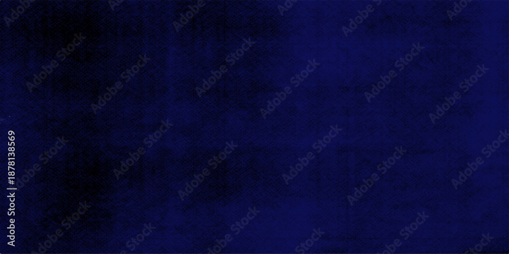 Fototapeta premium A dark blue grunge background featuring a rough denim fabric texture and closeup cotton material pattern for a moody fashion design backdrop