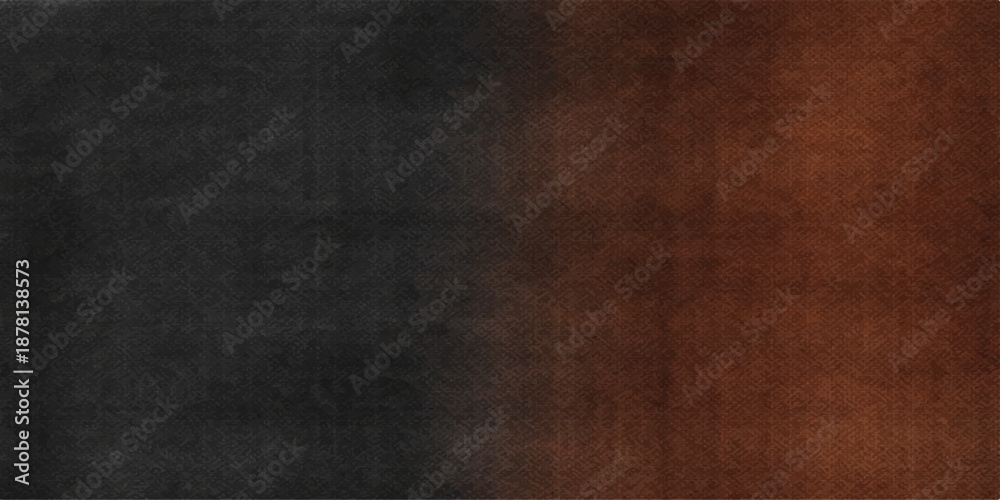 Fototapeta premium Rough dark wood texture and grunge brown leather material on an old vintage paper canvas background with a dark grey textile pattern surface