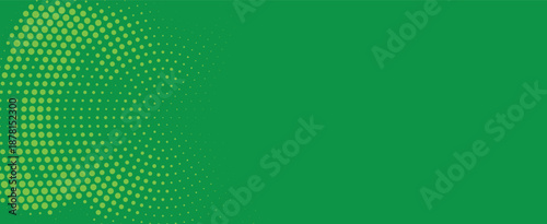 Green halftone dot fade with soft organic flow and spacious layout abstract background Vector Illustration for eco and modern design concepts