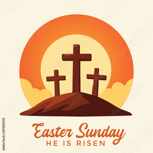 Easter Sunday post design