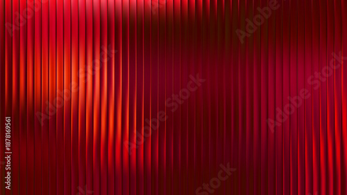 Neon glass ribbed and red fractal fluted with vertical gradient futuristic. Diamond hologram party and neon concept polygon with red vector glass. Tech neon poster and random cyber.