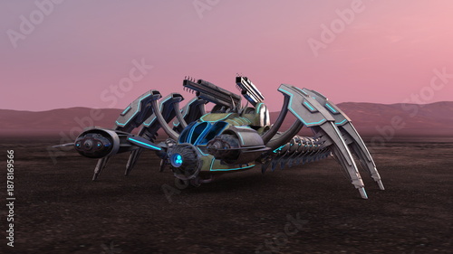 ロボット怪獣　3DCGレンダリング
