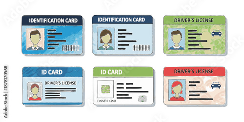 Canvastavla Male Identity ID Card Professional Silhouette