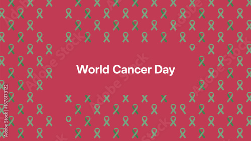 Celebrating world cancer day Vector