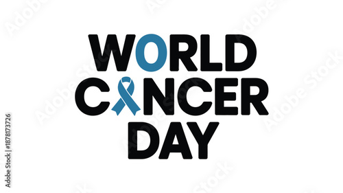 Celebrate world cancer day Vector