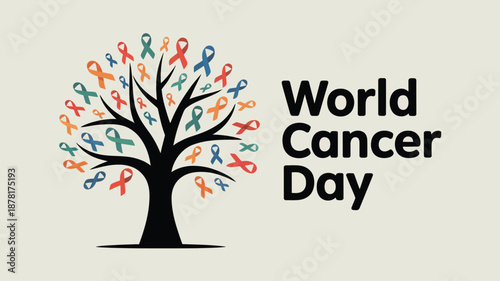 Celebrate world cancer day Vector