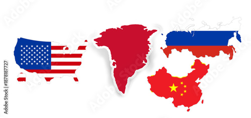 surrounded by the USA and R...