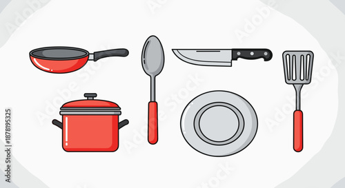 Kitchen utensils and cookware