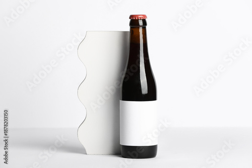 Decorative podium with bott...