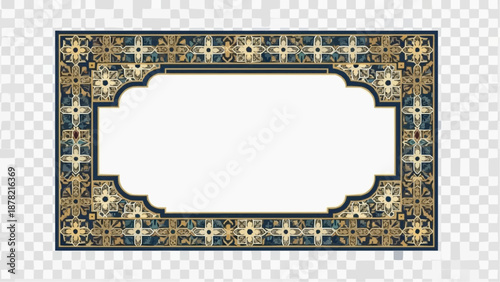Ramadan Islamic Flat Vector Elements Isolated on Transparent Background