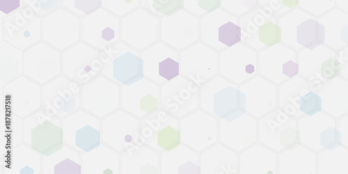 Minimalist abstract background with subtle hexagonal pattern.eps 10.