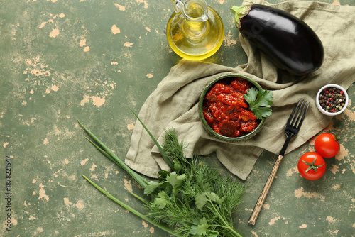 Rustic eggplant stew or cav...