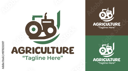 Agriculture Logo Modern Minimalist Farm Identity