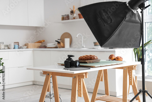 Stylish kitchen prepared fo...
