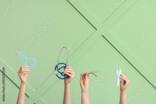 Female hands with stethosco...