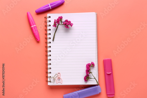 Stationery, flowers and not...