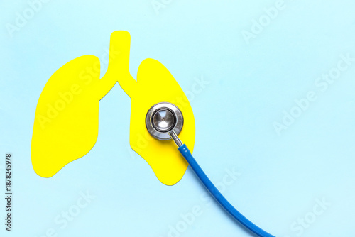Yellow paper lungs and stet...