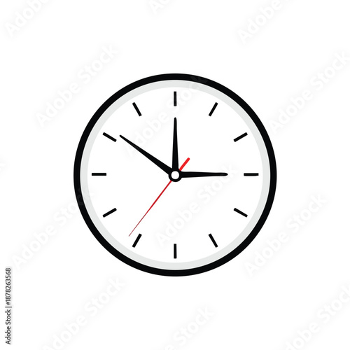 Free Download Simple Clock Showing 9 30 Time on White Background - GFXLoad