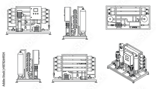 Detailed Technical Blueprint of an Industrial Water Treatment System Design