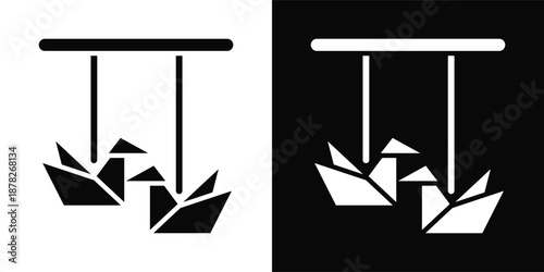 Relatives Icon White And Black Background Style