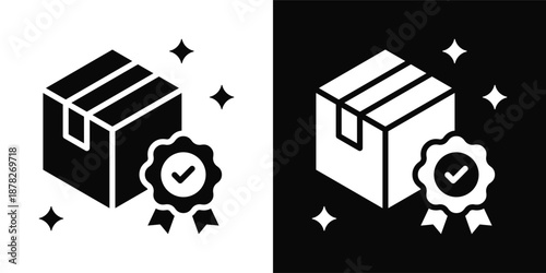 Original Icon White And Black Background Style