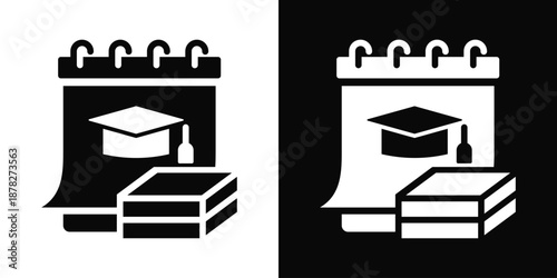 Lean Manufacturing Icon White And Black Background Style