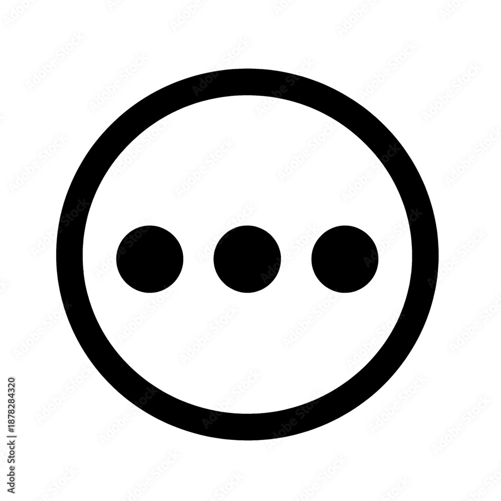 Fototapeta premium Simple smiling face app icon.