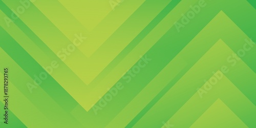 Vibrant green geometric background with diagonal zigzag and chevron pattern