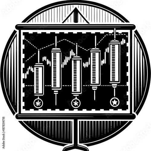 Vintage audio amplifier diagram