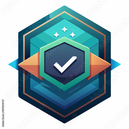 Verified badge with stars