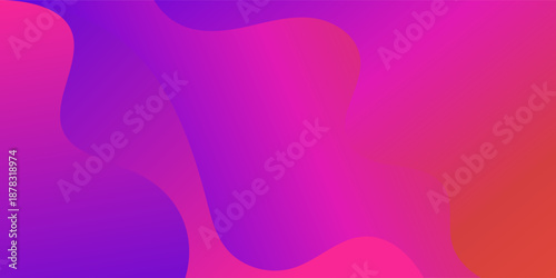 Abstract Fluid Gradient Background with Dynamic Flowing Shapes for Modern Landing Page.Modern creative trendy in vector EPS 10