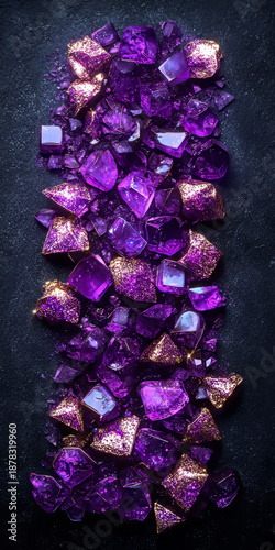 Purple Amethyst Crystal Cluster