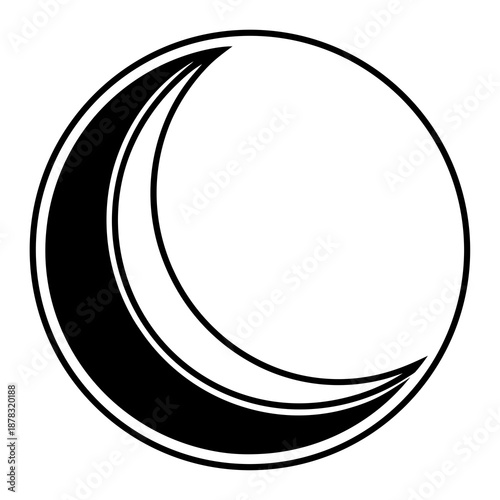 Waxing crescent moon