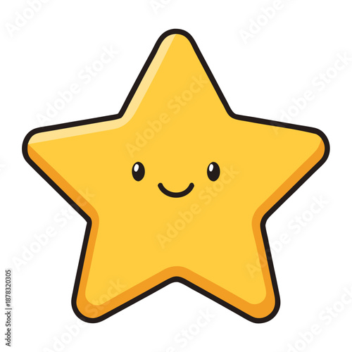 Happy yellow star