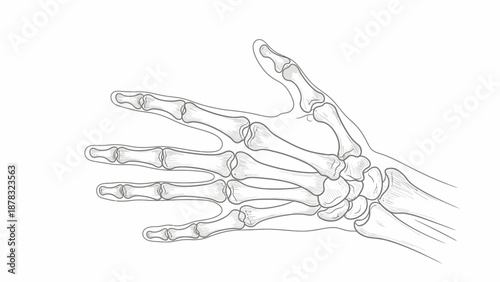 human hand skeleton anatomy