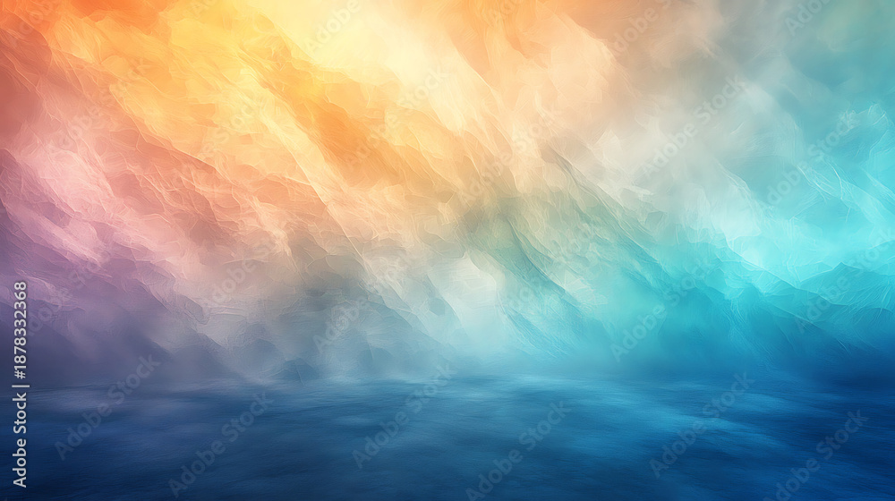 Fototapeta premium Abstract swirling colors of light and smoke blending in fluid motion