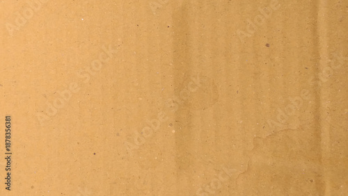 Brown carton texture for background for design and artwork. Abstract brown recycled paper background. Old Kraft paper texture box craft stripes pattern. 