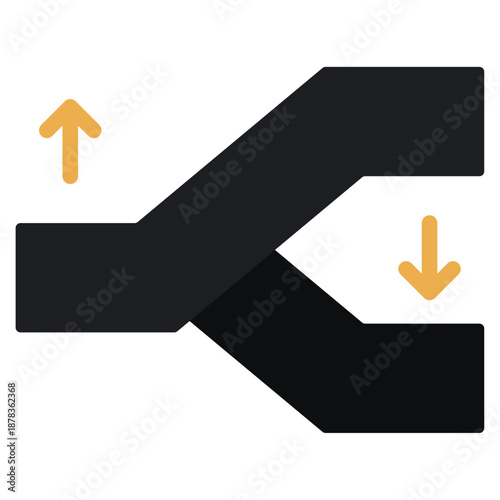 escalator up and down icon