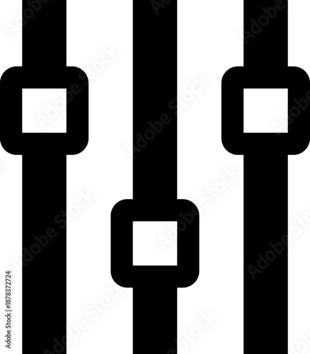 Audio mixer or equalizer controls for sound adjustment.