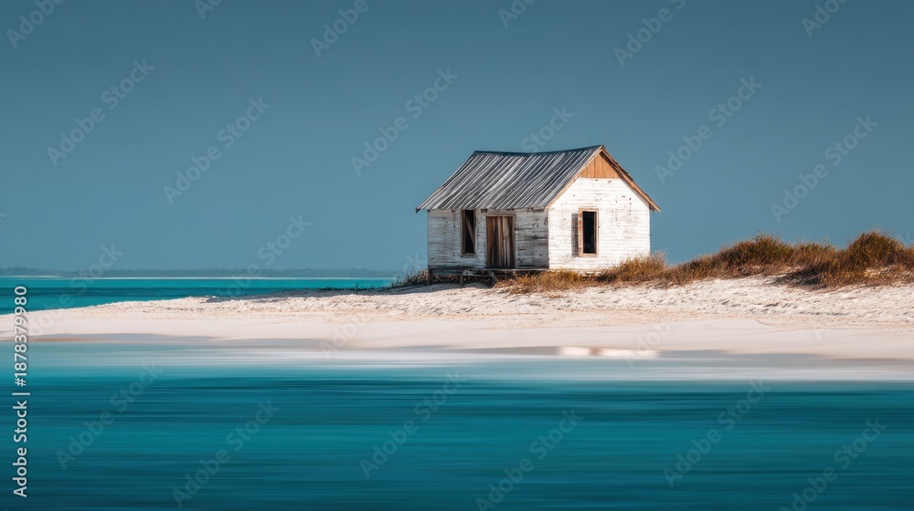 Fototapeta premium Beach house seascape