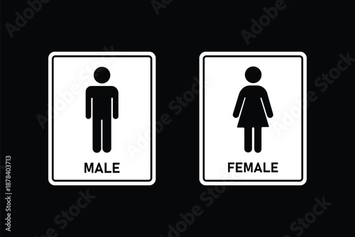 Wallpaper Mural Washroom signs. Restroom or toilet door sign set containing gents, ladies, disabled, baby changing. Printable sticker. Toilet icons set. Men and women restroom icon sign. Man and woman icons line set Torontodigital.ca