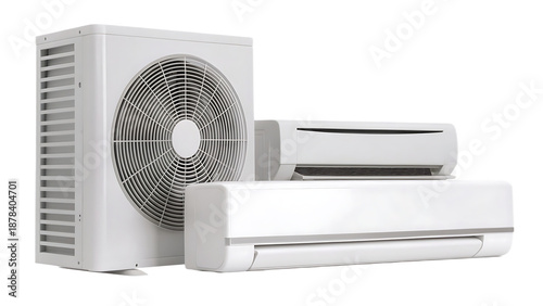 Modern air conditioning units display