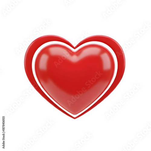 3D Love Heart For Valentines Day