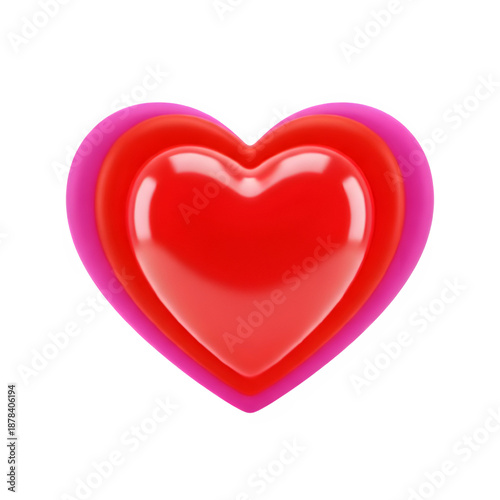 3D Love Heart For Valentines Day