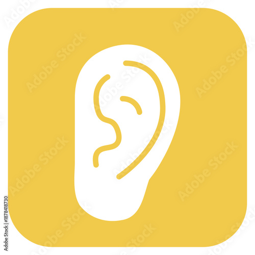 Hearing voices icon vector image. Can be used for Psychology.