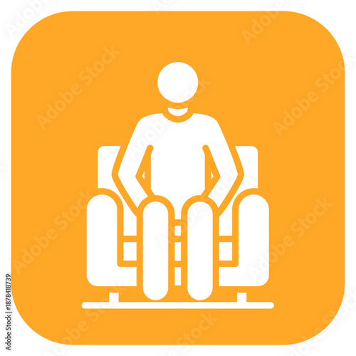 Individual Therapy icon vector image. Can be used for Psychology.