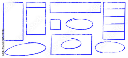 Expressive underline elements created with marker grain and precise pen lines, perfect for emphasis and highlight details. This underline style blends marker energy with pen balance and highlight focu