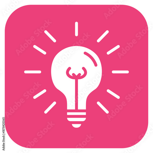 Light Bulb icon vector image. Can be used for Carnival.