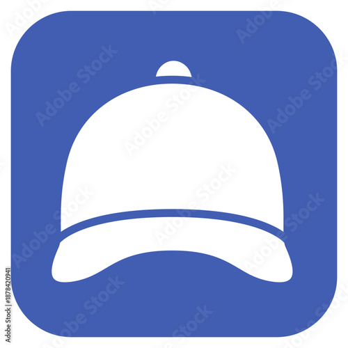 Golf Hat icon vector image. Can be used for Golf.